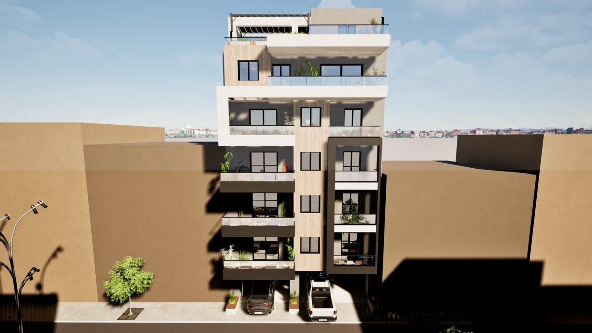 Σύγχρονη πολυκατοικία Optima Construction